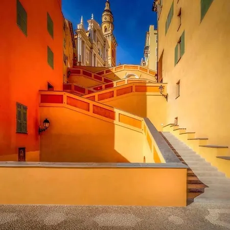 Apartament Monaco # - 4 Persons - Hypercenter - Private Parking - Clim - Full Renovated - Fast Wifi Mentona